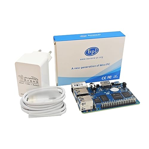 youyeetoo Banana Pi BPI-M5 KIT Amlogic S905X3 Single Board Computer with 4GB RAM and 16G eMMC for AIOT Support Android Debian Raspberry Pi Replacement (with EU Power) von youyeetoo