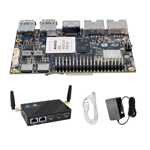 youyeetoo Banana Pi BPI-M7 Einplatinencomputer, RK3588 SBC, 8/16/32GB RAM, 6 Tops NPU, 8K Video, Dual 2.5G Ethernet, WiFi 6, BT5.2, PI-co ITX, Unterstützung Android Linux (32+128GB Metallkoffer-Kit) von youyeetoo