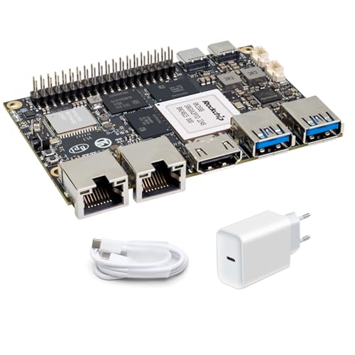 youyeetoo Banana Pi BPI-M7 Einplatinencomputer, RK3588 SBC, 8/16/32GB RAM, 6 Tops NPU, 8K Video, Dual 2.5G Ethernet, WiFi 6, BT5.2, PI-co ITX, Unterstützung Android Linux (8+64GB (Mit Netzadapter)) von youyeetoo