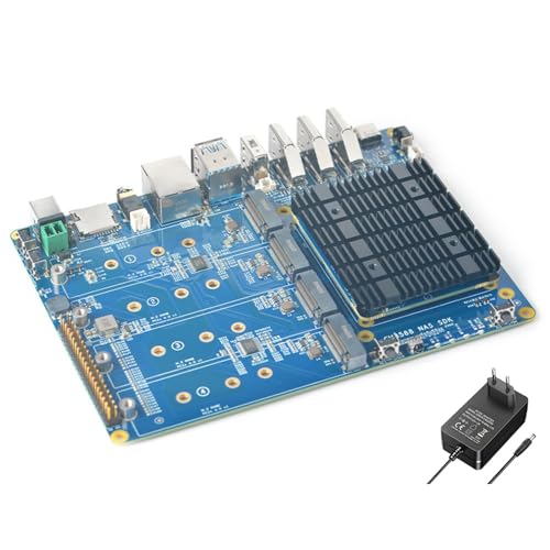 youyeetoo CM3588 Mini NAS Platform, up to 8K Video, RK3588,OpenMediaVault fit,16GB/8GB LPDDR4X, 4 x M.2 PCIe3.0 sockets, NAS Solutions,for Home Server,Local Cloud Storage (8G RAM-64G eMMC) von youyeetoo