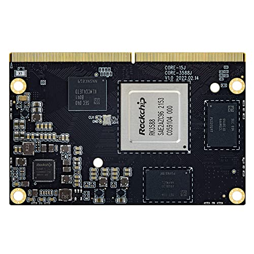 youyeetoo Core-3588J 8K AI Core Board RockChip RK3588 8-Core 64-Bit 8nm Cortex-A76 NPU 6Tops SBC Unterstützt Android 12.0 Linux (4+32G) von youyeetoo