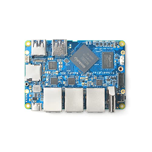 youyeetoo NanoPi R5S RK3568 0.8TOPS NPU Mini OpenWRT Router Onboard 4GB LPDDR4 16GB EMMC Three Ethernet Ports USB3.0 HDMI Support M.2 NVMe Storage PD Power (Only Board) von youyeetoo