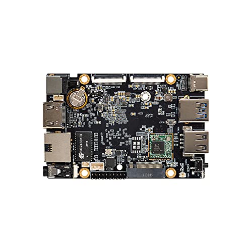 youyeetoo ROC-RK3588S-PC 8K AI Singal Board Computer mit HDMI 2.1 MIPI-DSI x2 DP1.4 MIPI-DSI M.2 PCIe 2.0 Unterstützung Vier-Bildschirm-Anzeige mehrerer Systeme für Edge-Computing AI (8G + 64G EMMC) von youyeetoo