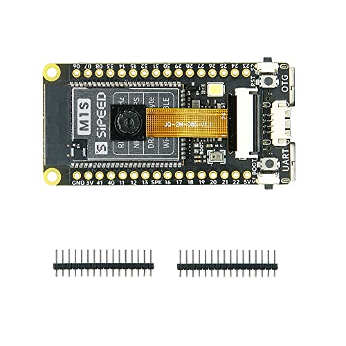 youyeetoo Sipeed M1s Dock RISC-V AI Development Board mit Kamera, für AIOT tinyML, unterstützt WiFi/BT/BLE/Zigbee, Linux FreeRTOS (Bundle B) von youyeetoo