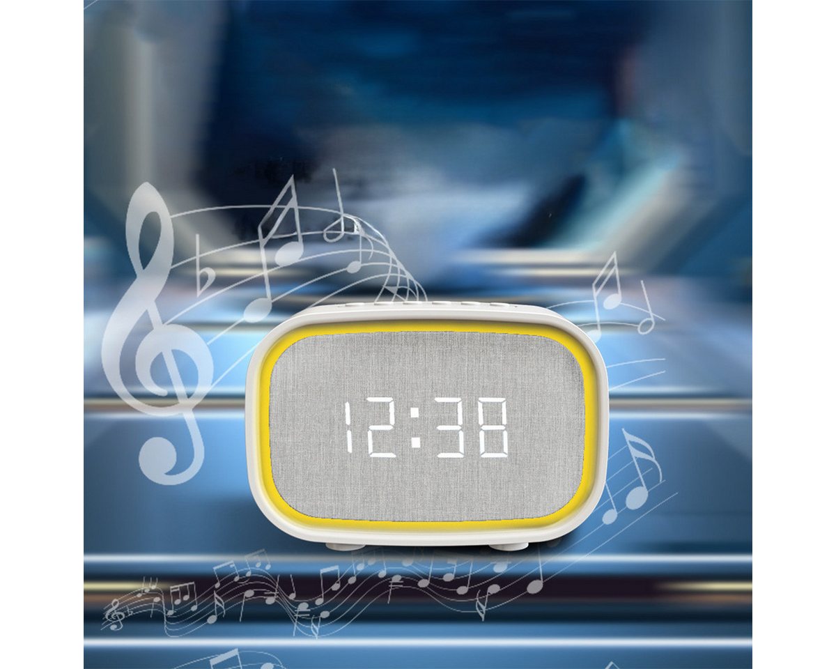yozhiqu Tragbarer Bluetooth-Lautsprecher mit Erinnerungsfunktion und Wecker Bluetooth-Lautsprecher (Mit 13 beruhigenden Klängen für den Schlaf von Babys und Kindern) von yozhiqu