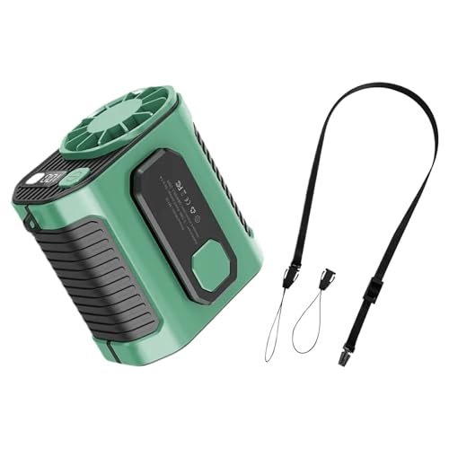 yuwqqoajv Bleiben Sie kühl und komfortabel mit dem wiederaufladbaren tragbaren Tragbarer Mini, wiederaufladbarer, tragbarer Kühlventilator, Grün von yuwqqoajv