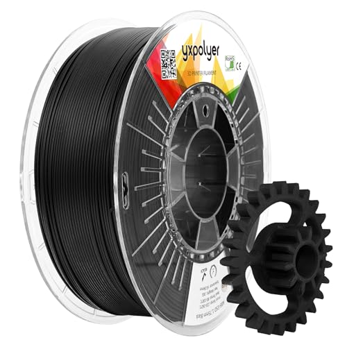 YXPOLYER ESD-sicheres ABS-Filament, 1,75 mm, permanentes, antistatisches 3D-Drucker-Filament, einfach zu druckendes technisches Filament, Oberflächenwiderstand: 10 ^6–10 ^9 Ω/m, Maßgenauigkeit +/- YXPOLYER ESD-sicheres ABS-Filament, 1,75 mm, permanentes, antistatisches 3D-Drucker-Filament, einfach zu druckendes technisches Filament, Oberflächenwiderstand: 10 ^6–10 ^9 Ω/m, Maßgenauigkeit +/- von yxpolyer