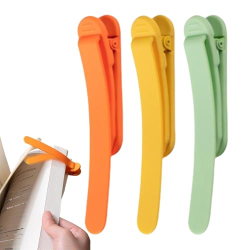 Automatisches Lesezeichen, 3-teiliges Lesezeichen-Set, Folgt Lhnen Automatisch Zum Umblättern, Silikon Bookmark, Seitenclips Für Lesezeichen, Für Leseliebhaber Automatisches Lesezeichen, 3-teiliges Lesezeichen-Set, Folgt Lhnen Automatisch Zum Umblättern, Silikon Bookmark, Seitenclips Für Lesezeichen, Für Leseliebhaber von yybng