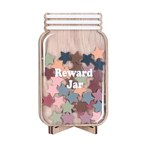 Belohnungsglas Für Kinder | Star Reward Jars | Belohnungsglas Aus | Belohnungsglas Klassenzimmer | Blumen-Belohnungsglas Für Kinder | Belohnungssystem Für Studenten, Lehrer von yybng
