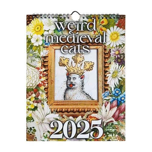 Mittelalterlicher Katzenkalender 2025, Seltsamer Mittelalterlicher Katzenkalender 2025, Katzen-Hängekalender, 2025 Kreative Katze Kalender, 2025 Geschenk Für Katzenliebhaber Mittelalterlicher Katzenkalender 2025, Seltsamer Mittelalterlicher Katzenkalender 2025, Katzen-Hängekalender, 2025 Kreative Katze Kalender, 2025 Geschenk Für Katzenliebhaber von yybng