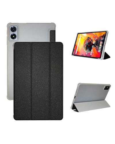 Hülle für ALLDOCUBE iPlay 70 mini Ultra Tablet 8.8 Zoll 2025, yystao weiche PU-Leder Tablet-Schutzhülle kompatibel mit ALLDOCUBE mini 3 Ultra, Ultra-dünne Version mit Sternensplittermuster, Schwarz von yystao