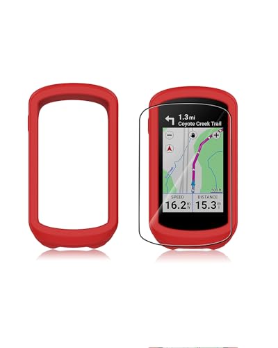 Hülle für Garmin Edge Explore 2 Fahrradcomputer, yystao Silikon-Schutzhülle kompatibel mit Garmin Explore2, mit weichem TPU Schutzfolie - Stoßfest, Staubdicht, Wasserdicht, Rot Hülle für Garmin Edge Explore 2 Fahrradcomputer, yystao Silikon-Schutzhülle kompatibel mit Garmin Explore2, mit weichem TPU Schutzfolie - Stoßfest, Staubdicht, Wasserdicht, Rot von yystao