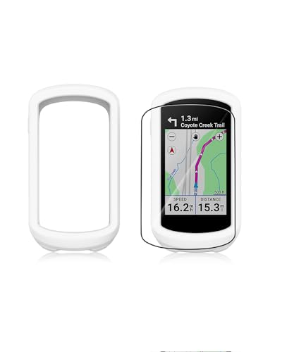 Hülle für Garmin Edge Explore 2 Fahrradcomputer, yystao Silikon-Schutzhülle kompatibel mit Garmin Explore2, mit weichem TPU Schutzfolie - Stoßfest, Staubdicht, Wasserdicht, Weiß Hülle für Garmin Edge Explore 2 Fahrradcomputer, yystao Silikon-Schutzhülle kompatibel mit Garmin Explore2, mit weichem TPU Schutzfolie - Stoßfest, Staubdicht, Wasserdicht, Weiß von yystao