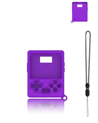 Schutzhülle für ANBERNIC Gamepad GKD Pixel 2 Handheld Spielekonsole, yystao Schutzhülle aus Silikon kompatibel mit GKD Pixel 2, mit Umhängeband, staubdicht, stoßfest und langlebig, Lila Schutzhülle für ANBERNIC Gamepad GKD Pixel 2 Handheld Spielekonsole, yystao Schutzhülle aus Silikon kompatibel mit GKD Pixel 2, mit Umhängeband, staubdicht, stoßfest und langlebig, Lila von yystao