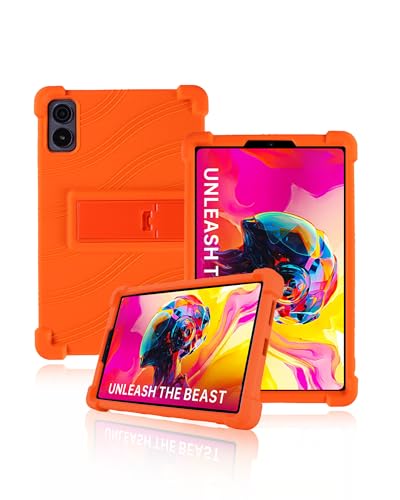 Schutzhülle für Alldocube iPlay 70 Mini Ultra 8.8 Zoll 2025 neueste, yystao Weiche Silikon-Tablet-Hülle kompatibel mit Alldocube iPlay70 Mini Ultra, verstellbarem Ständer (Orange) von yystao