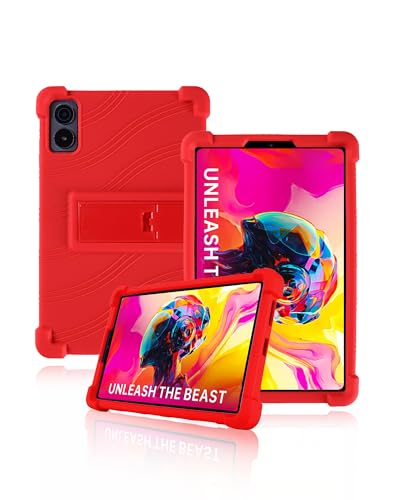 Schutzhülle für Alldocube iPlay 70 Mini Ultra 8.8 Zoll 2025 neueste, yystao Weiche Silikon-Tablet-Hülle kompatibel mit Alldocube iPlay70 Mini Ultra, verstellbarem Ständer (Rot) von yystao