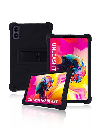 Schutzhülle für Alldocube iPlay 70 Mini Ultra 8.8 Zoll 2025 neueste, yystao Weiche Silikon-Tablet-Hülle kompatibel mit Alldocube iPlay70 Mini Ultra, verstellbarem Ständer (Schwarz) von yystao