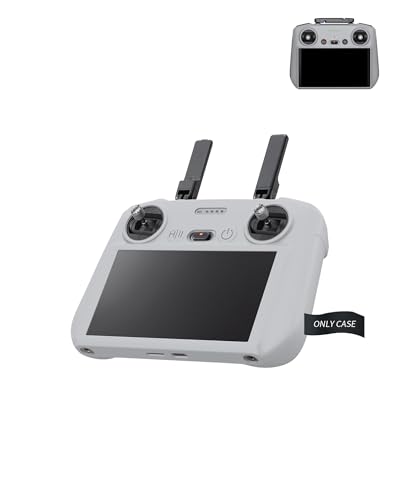 Schutzhülle für DJI RC 2 Fernbedienung, yystao Silikon-Schutzhülle kompatibel mit DJI RC2, staubdichter Gehäuse, Kratzfest, Grau von yystao