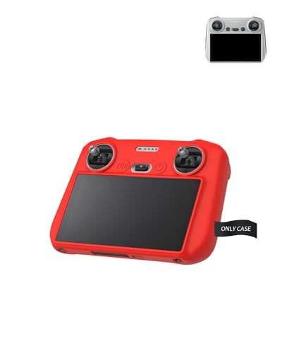 Schutzhülle für DJI RC Fernbedienung, yystao Silikon-Schutzhülle kompatibel mit DJI Mavic 3 Classic/Mini 3 PRO, staubdichter Gehäuse, Kratzfest, Rot von yystao