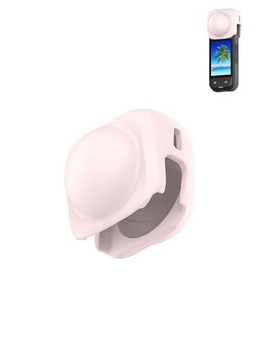 Schutzhülle für Insta360 X5 linse, yystao Silikon hülle kompatibel mit Insta360 X4, weiche Schale, Kratzfest, fallgeschützt (Rosa) von yystao
