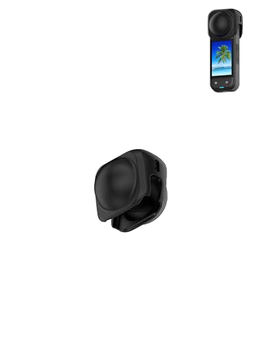 Schutzhülle für Insta360 X5 linse, yystao Silikon hülle kompatibel mit Insta360 X4, weiche Schale, Kratzfest, fallgeschützt (Schwarz) von yystao