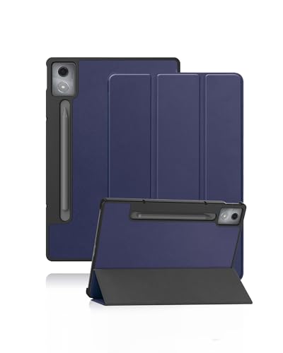 Schutzhülle für Motorola Tablet Moto Pad 60 Pro 12.7 Zoll, yystao Dünner Ständer mit Dreifachfaltdesign, Harter Schutzumhüllung kompatibel mit Motorola Moto Pad 60 Pro, Blau Schutzhülle für Motorola Tablet Moto Pad 60 Pro 12.7 Zoll, yystao Dünner Ständer mit Dreifachfaltdesign, Harter Schutzumhüllung kompatibel mit Motorola Moto Pad 60 Pro, Blau von yystao
