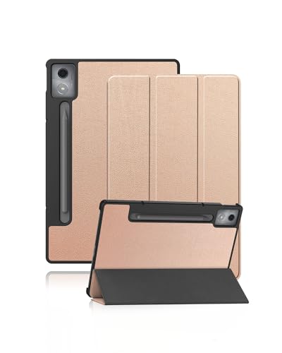 Schutzhülle für Motorola Tablet Moto Pad 60 Pro 12.7 Zoll, yystao Dünner Ständer mit Dreifachfaltdesign, Harter Schutzumhüllung kompatibel mit Motorola Moto Pad 60 Pro, Rosengold Schutzhülle für Motorola Tablet Moto Pad 60 Pro 12.7 Zoll, yystao Dünner Ständer mit Dreifachfaltdesign, Harter Schutzumhüllung kompatibel mit Motorola Moto Pad 60 Pro, Rosengold von yystao