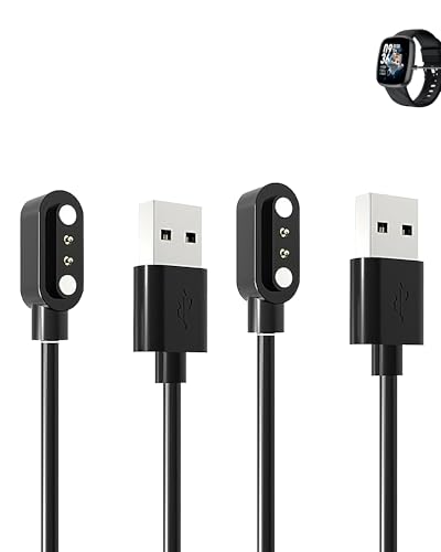 yystao (2 Stück) Kabel für CATGIFF S28K Smart Watch 1.75", Stabiles magnetisches USB Ladekabel kompatibel mit CATGIFF S28K von yystao