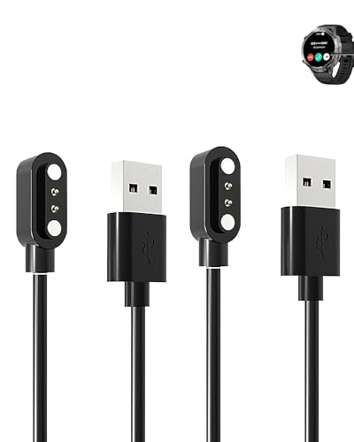 yystao (2 Stück) Kabel für LIGE Smart Watch 1.73", Stabiles magnetisches USB Ladekabel kompatibel mit LIGE von yystao