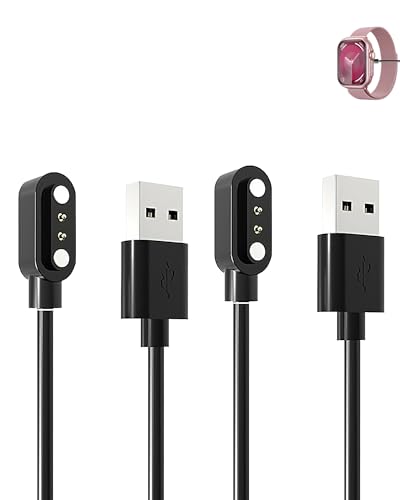 yystao (2 Stück) Kabel für RUXINGX Smart Watch 1.83", Stabiles magnetisches USB Ladekabel kompatibel mit RUXINGX von yystao