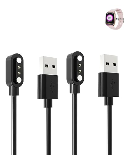 yystao (2 Stück) Kabel für SLOKSFil Smart Watch 1.83", Stabiles magnetisches USB Ladekabel kompatibel mit SLOKSFil von yystao