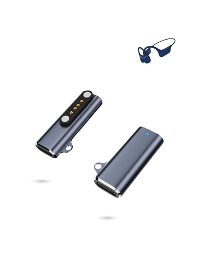 yystao (2 Stück) Ladegerät Adapter für SANOTO DG08 Bone Conduction Headphone, Stabiles magnetisches USB Ladeadapter kompatibel mit SANOTO DG08 von yystao