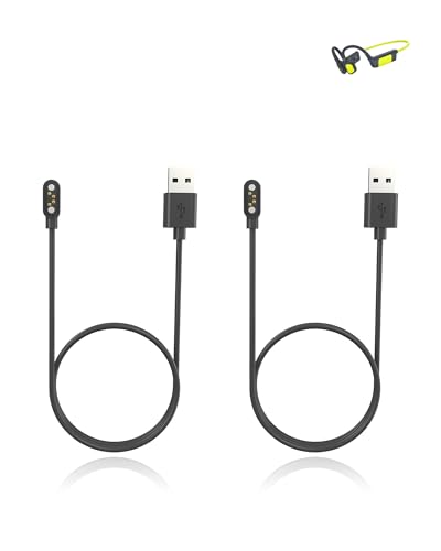 yystao (2 Stück) Ladekabel für IFECCO Kopfhörer Schwimmen, Stabiles magnetisches USB Ladekabel kompatibel mit iFecco X7 von yystao