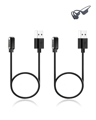yystao (2 Stück) Ladekabel für LOBKIN Kopfhörer Schwimmen, Stabiles magnetisches USB Ladekabel kompatibel mit LOBKIN X21 von yystao