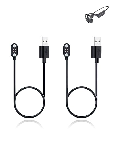 yystao (2 Stück) Ladekabel für QYGCKJ Kopfhörer Schwimmen, Stabiles magnetisches USB Ladekabel kompatibel mit QYGCKJ X7 von yystao