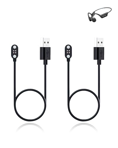 yystao (2 Stück) Ladekabel für Relxhome Kopfhörer Schwimmen, Stabiles magnetisches USB Ladekabel kompatibel mit Relxhome RX-S800 von yystao