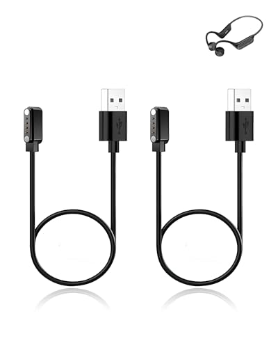yystao (2 Stück) Ladekabel für Wantek Kopfhörer Schwimmen, Stabiles magnetisches USB Ladekabel kompatibel mit Wantek BC3 pro von yystao