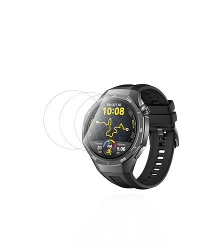 yystao (3 Stück) Schutzfolie für HUAWEI WATCH GT 5 Pro, gehärtete Glasfolie Displayschutzfolie, hochauflösend, kratzfest, berührungsempfindlich, 9H Härte von yystao
