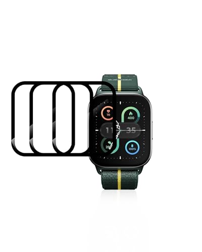 yystao (3 Stück) Schutzfolie für Motorola moto watch fit watch, PMMA-Material Displayschutzfolie, hochauflösend, kratzfest, berührungsempfindlich, Anti-Fingerprint von yystao