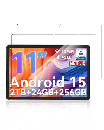 yystao Displayschutzfolie für Tabwee Tablet 27,9 cm (11 Zoll), gehärtetes Glas, kompatibel mit Tabwee W90 Tablet, langlebig, kratzfest, berührungsempfindlich, Anti-Fingerabdruck, 2 Stück von yystao