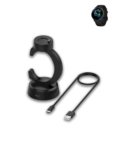 yystao Kabel für Garmin vívoactive 6, Stabile magnetische Ladestation und USB-Ladekabel kompatibel mit Garmin Vivoactive 6 Smartwatch, C - Form von yystao