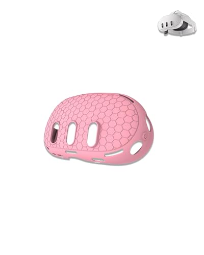 yystao Schutzhülle für Meta Quest 3, Schutzige Silikonhülle, kompatibel mit Meta quest3, weiche Schale, Kratzfest, fallgeschützt (Rosa) von yystao