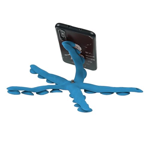 Octopus Telefonhalter Flexibler Tentakel Halter Faltbarer Saugnapf Handyhalterung Action-Kamerahalterung Verstellbarer Telefonhalter Saugnapf Vielseitiger Telephalter von yztju