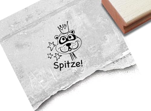 Stempel Lehrerstempel Tier Erdmännchen - Stempel Lehrer Kinder Stempelset Lob Motivation Belohnung Belobigung Unterschrift Schulstempel Klasse - zAcheR-fineT (Spitze! - ca. 20 x 28 mm) von zAcheR-fineT-design