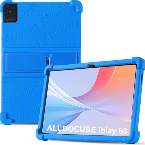 Silikon Hülle für Alldocube iPlay 60/60 Pro (2024) 11'' Tablette Case mit Stoßfest Schutzecken,Hochwertiges Silikon Schutzhülle Silicone Tablette Cover,Premium TPU hülle mit Standfunktion-Marineblau von zZjoOoj