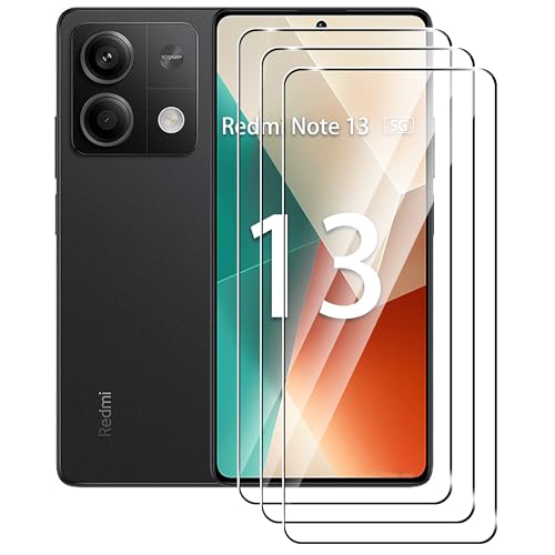 zZjoOoj [3 Stück Schutzfolie für Poco X6 Pro 5G/Poco X6 5G/Poco M6 Pro/Redmi Note 13 5G(4G)/Note 13 Pro 5G(4G)/Redmi K70e Panzerfolie,HD Displayschutzfolie mit 9H Härte Displayschutz von zZjoOoj