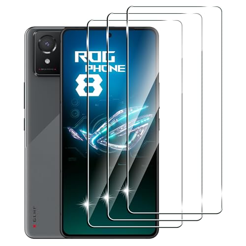 zZjoOoj [3 Stück Schutzfolie für Rog Phone 8 / Rog Phone 8 Pro, Panzer Schutz Glas Folie Displayschutz,[Kratzfest, Anti-Fingerprint, und Blasenfrei] von zZjoOoj