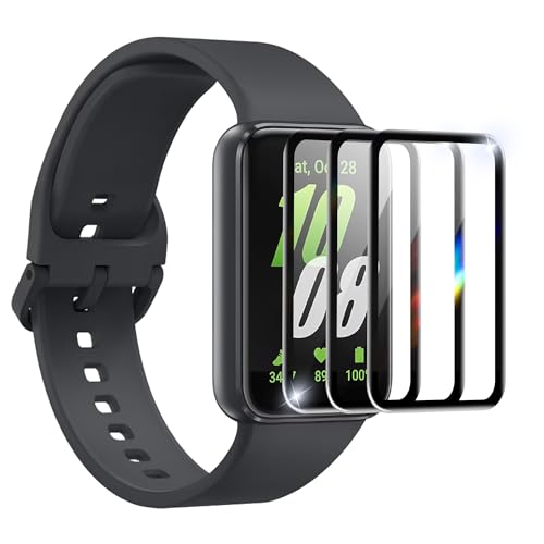 zZjoOoj 3 Stück für Samsung Galaxy Fit 3 Schutzfolie,3D Curved Kanten Anti-Kratzen Displayschutz,HD Displayschutzfolie mit Weiche TPU Displayschutz von zZjoOoj