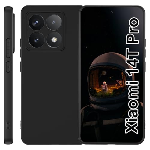 zZjoOoj Case Compatible with Xiaomi 14T Pro hülle,Soft Schutzhülle Liquid Silicone Cover,Hochwertiges Silikon Premium TPU Handyhülle für Xiaomi 14T Pro - Schwarz zZjoOoj Case Compatible with Xiaomi 14T Pro hülle,Soft Schutzhülle Liquid Silicone Cover,Hochwertiges Silikon Premium TPU Handyhülle für Xiaomi 14T Pro - Schwarz von zZjoOoj
