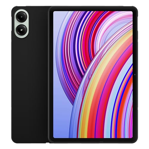 zZjoOoj Case for Redmi Pad Pro/Xiaomi Poco Pad (2024) 12.1 Inch Tablet Case Cover, Ultra Thin Lightweight Protective Case, Soft TPU Transparent Thin Shockproof Tablet Protective Case (Transparent) von zZjoOoj